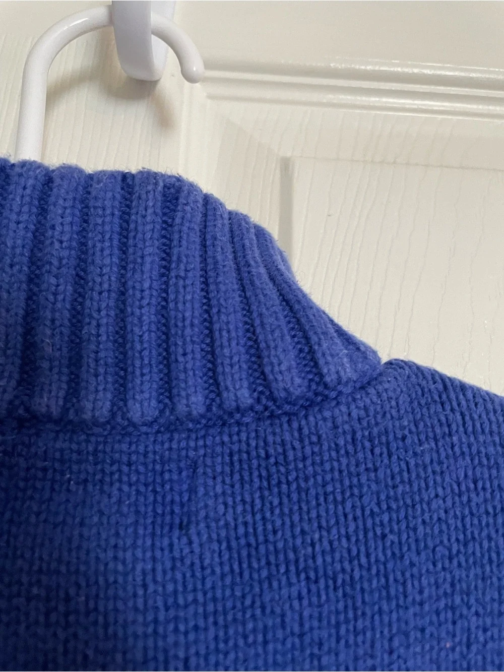 Polo by Ralph Lauren Boys size 2T Dark Blue Knit Half-Zip Sweater w Green Logo